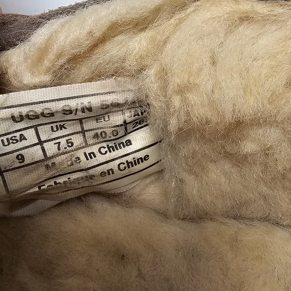 UGG Australia Womens Dakota Suede Sheepskin Moccasin Slip On Brown 5612 9 40 - Picture 8 of 15